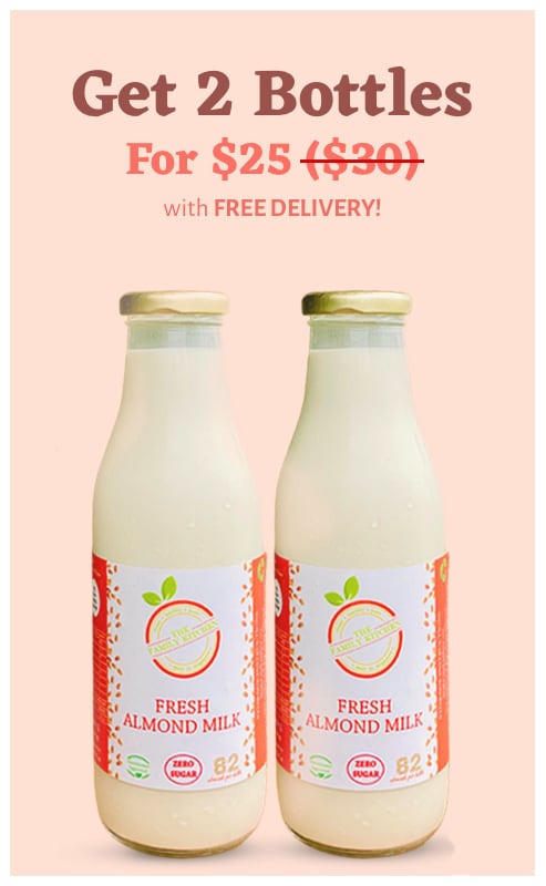 Fresh Almond Milk @ $25