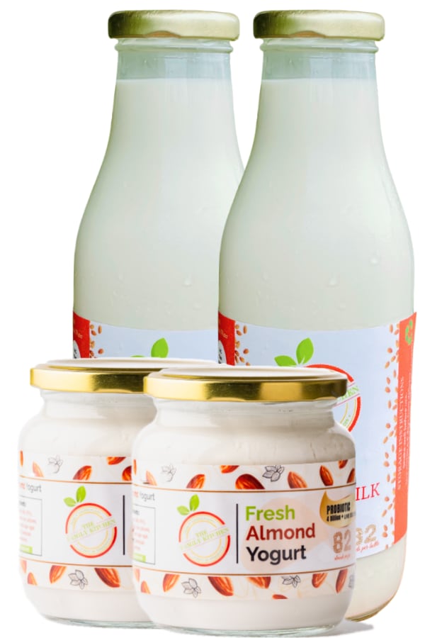 Fresh Almond Milk and Fresh Almond Yogurt Bundle