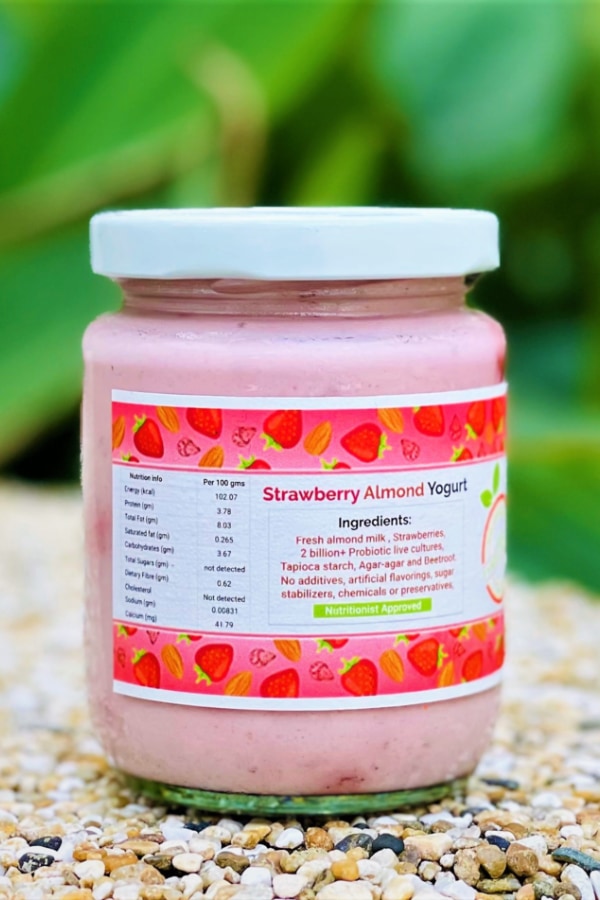 Strawberry Almond Yogurt