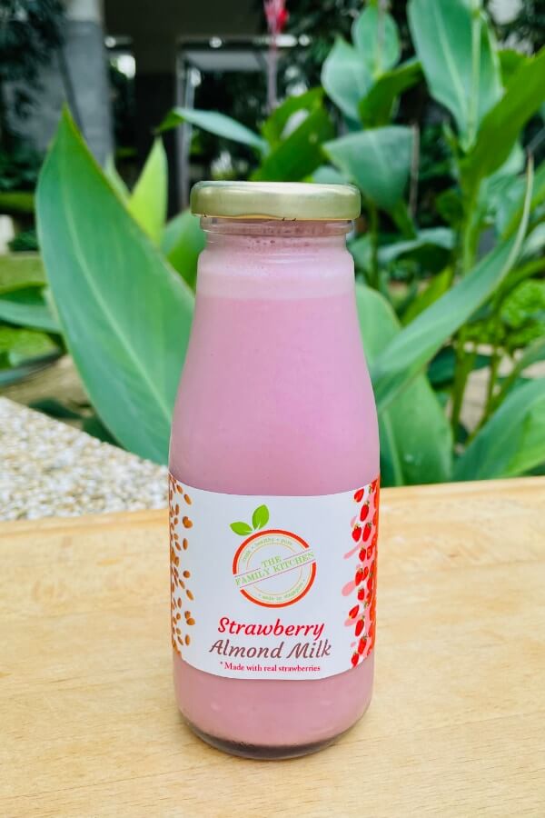 Strawberry Almond Milk in Singapore